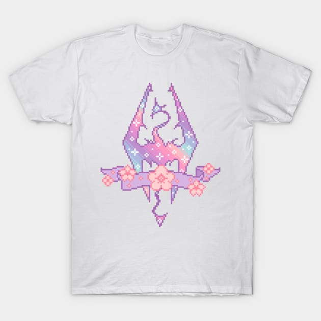 Dragon Pixel Art T-Shirt by AlleenasPixels
